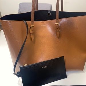Saint Laurent Leather Tote